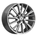 premium series кр010 (exeed txl) 7,5x18/5x108 et36 d65,1 diamond gloss graphite (79189)