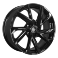 khomen wheels khw1714 (changan cs35/cs35 pro) 7x17/5x110 et46 d63,3 black