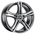 oz x5b 8x19/5x114,3 et45 d75 matt graphite diamond cut