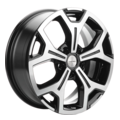 khomen wheels khw1710 (jolion) 7x17/5x114,3 et37 d66,5 black-fp