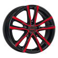 mak milano 6,5x16/5x108 et45 d72 black red face