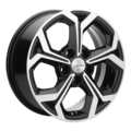 khomen wheels khw1606 (sonata) 6,5x16/5x114,3 et43 d67,1 black-fp