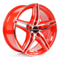 borbet xrt 8x18/5x114,3 et45 d72,5 red front polished