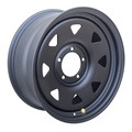 off-road wheels уаз, газ соболь, dodge ram 1500 8x18/5x139,7 et20 d110 черный матовый (треуг. мелкий)