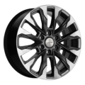 khomen wheels khw2010 (pajero iv) 8x20/6x139,7 et38 d67,1 gray-fp