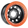 off-road wheels тойота ниссан 8x15/6x139,7 et-19 d110 черный с бедлоком (оранжевый)