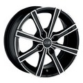 oz lounge 8 7x17/4x100 et37 d68 matt black + diamond cut