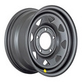 off-road wheels ваз нива 7x15/5x139,7 et25 d98,5 стальной темно-серый (треуг. мелкий, с увелич.полкой под суппорт)