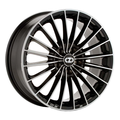 oz 35 anniversary 7x16/4x100 et37 d68 black + diamond cut