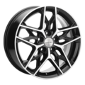 khomen wheels khw1709 (dfm580) 7x17/5x110 et45 d67,1 black-fp