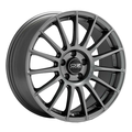 oz superturismo lm 7,5x17/5x112 et35 d75 matt graphite + silver lettering