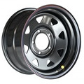 off-road wheels тойота ленд крузер 100/105 9x17/5x150 et-24 d113 черный (треуг. мелкий)