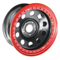 off-road wheels тойота ленд крузер 100/105 8x16/5x150 et-14 d113 черный с бедлоком (красный)