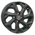 khomen wheels khw1402 (corolla/x-ray/logan) 5,5x14/4x100 et43 d60,1 gray