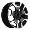 khomen wheels khw1725 (niva travel/legend) 6,5x17/5x139,7 et40 d98,5 black-fp