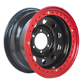 off-road wheels уаз с двойным бедлоком (красный) 8x16/5x139,7 et-3 d110 черный (барабан. торм.)