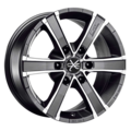 oz sahara 6 8x17/6x139,7 et15 d106,1 matt graphite diamond cut