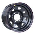 off-road wheels toyota hilux 2.5d, 3.0d 8x16/6x139,7 et-10 d110 черный (треуг. мелкий)