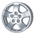 alutec energy 8x17/5x108 et40 d76,1 polar silver