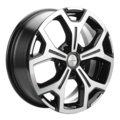 khomen wheels khw1710(2) (mercedes vito) 6,5x17/5x112 et50 d66,6 black-fp