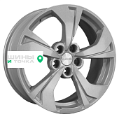 khomen wheels khw1724 (jac/москвич 3) 7x17/5x108 et40 d54,1 gray