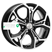 khomen wheels khw1702 (dfm580) 7x17/5x110 et45 d67,1 black